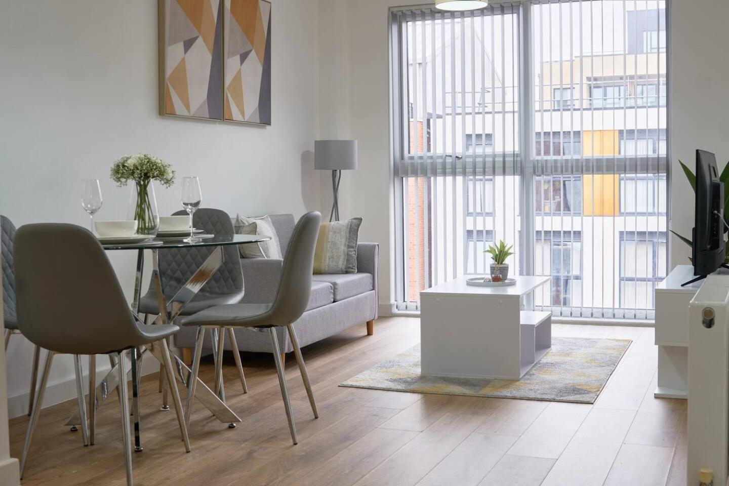 Modern Central Apartment - City Centre - Fast Wifi - Near Utilitia Arena & Icc Birmingham Eksteriør bilde
